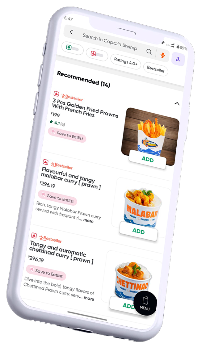 order- delicious dishes of pondicherry