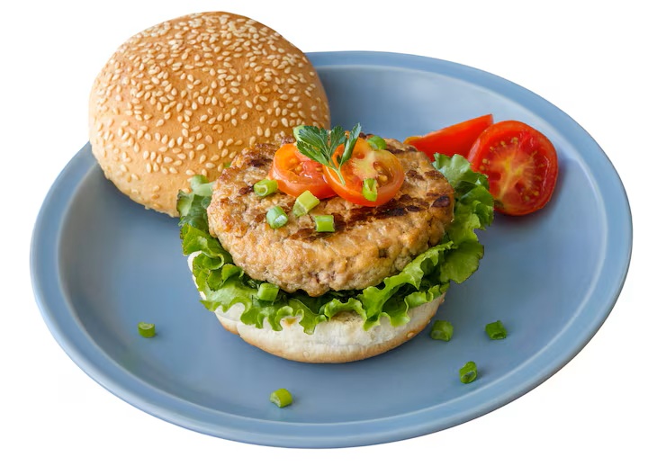 Chicken burger in pndicherry