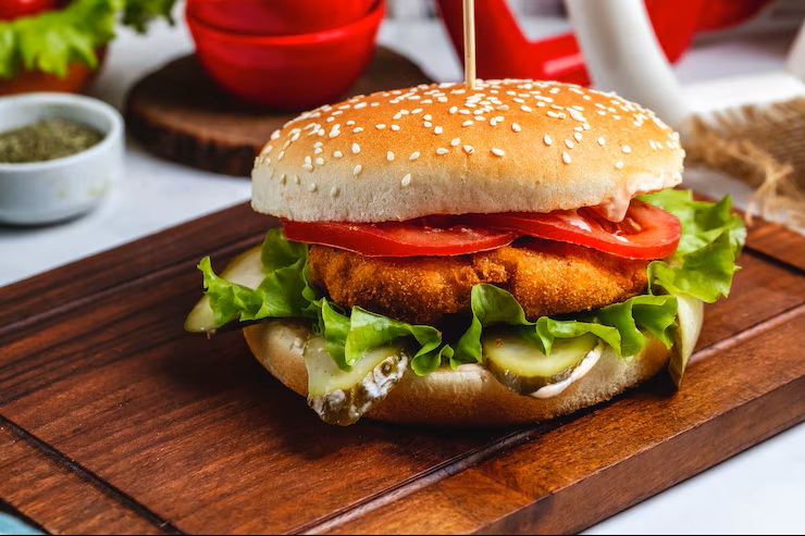 seafood burger in pondicherry