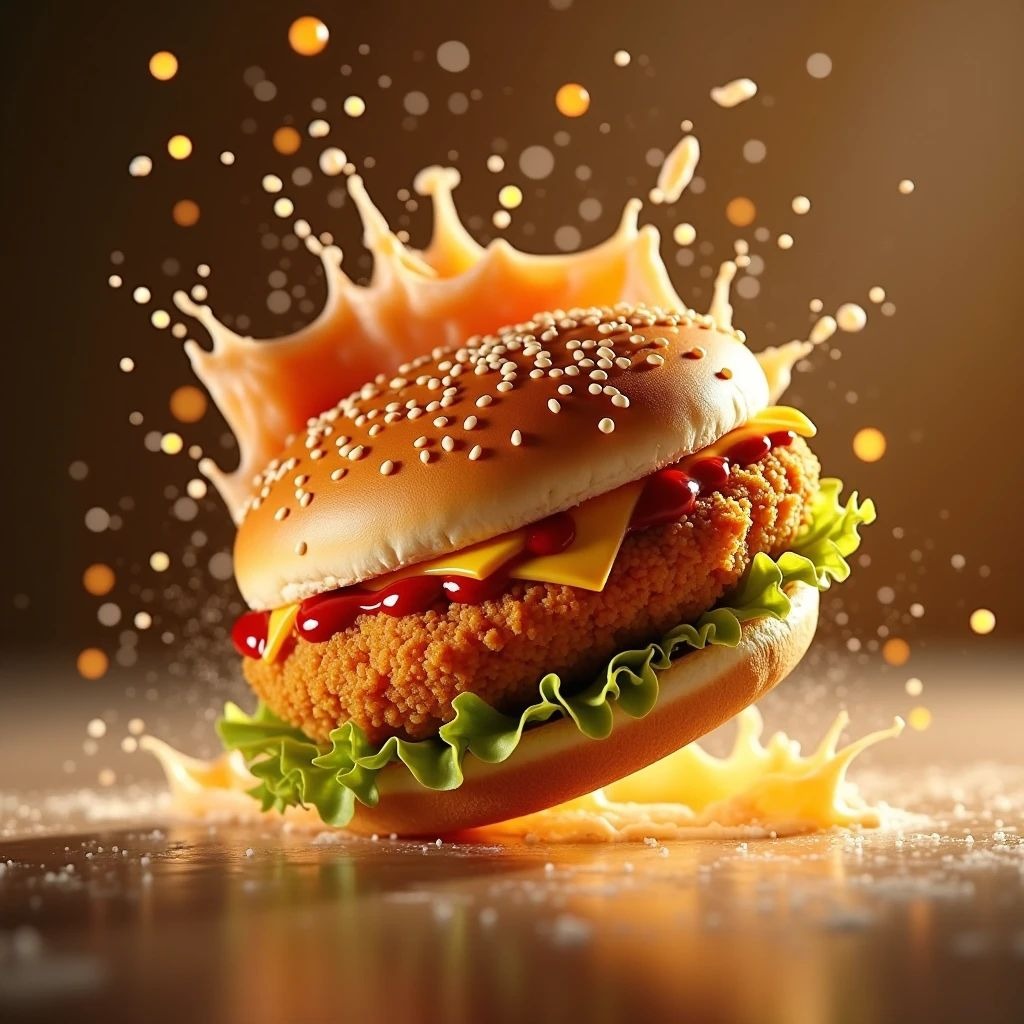 Captain Shrimp Burger Pondicherry