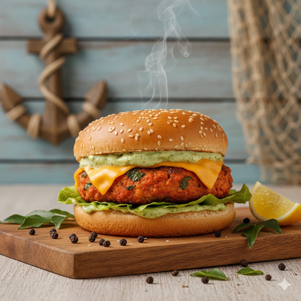 When Coastal Spice Meets Classic Comfort best Burger in pondicherry