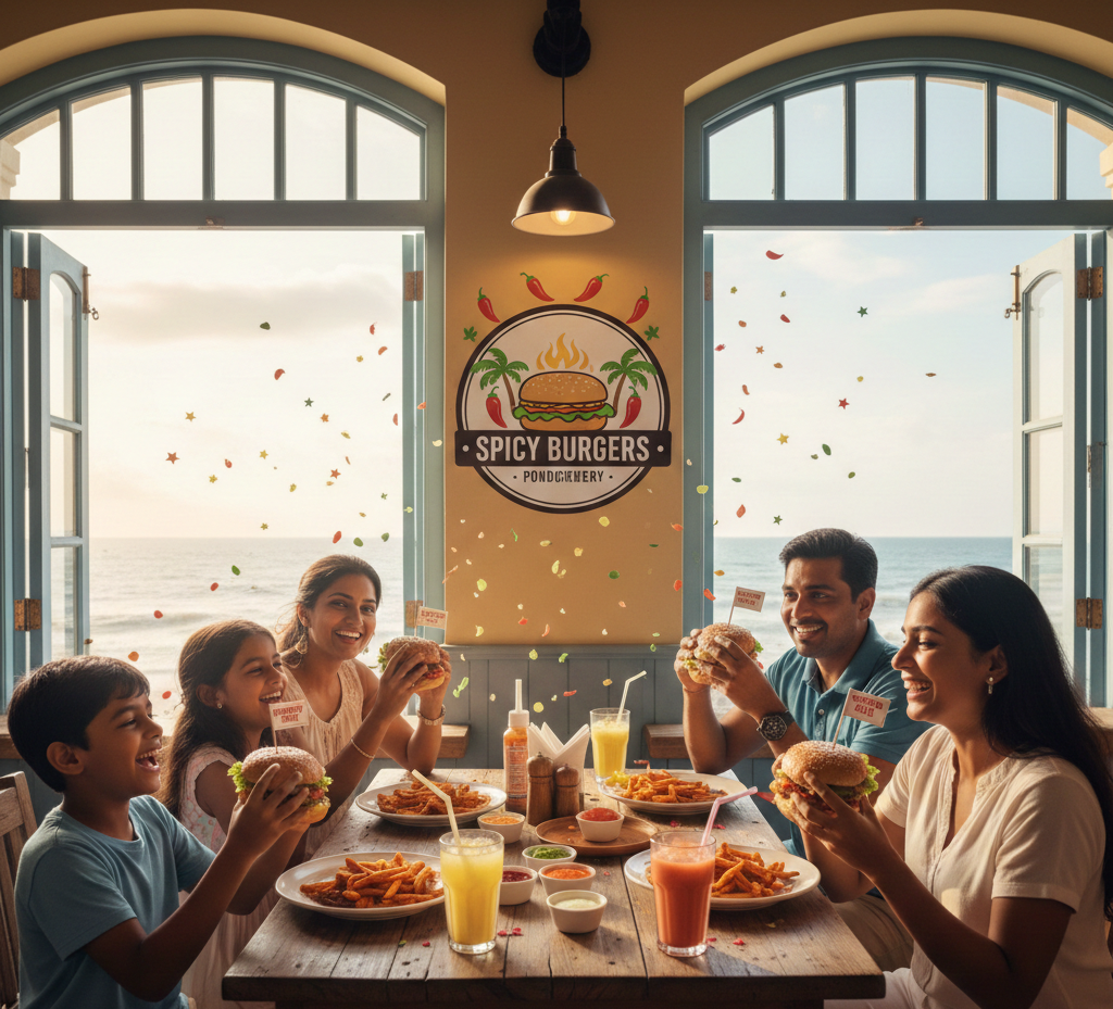 Are Spicy Burgers in Pondicherry Family & Kid-Friendly