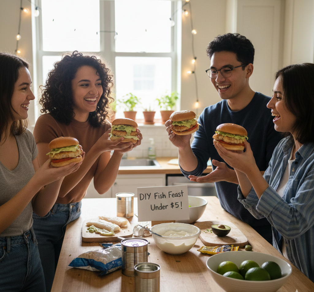 College Students & Budget-Friendly Seafood Burgers