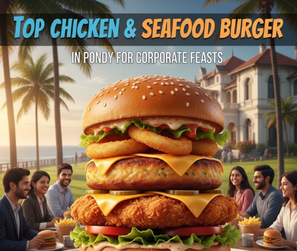 Top Chicken & Seafood Burger in Pondy