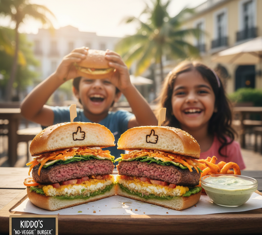 Best Burgers in Pondicherry for Kids Who Hate Vegetables (But Love Hidden Nutrition!)