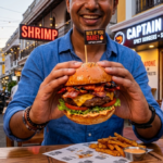 Bite If You Dare Spicy Burgers in Pondicherry at Captain Shrimp That Bring the Heat